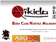 Tablet Screenshot of aikido-nantes.net